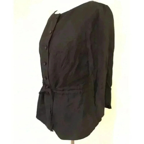Liz Claiborne Blazer Petite Size 10 Belted Jacket - Picture 8 of 8